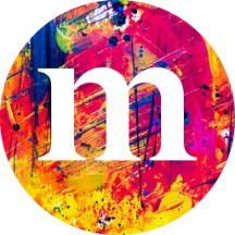 The Metra Living M logo on a petterned background.